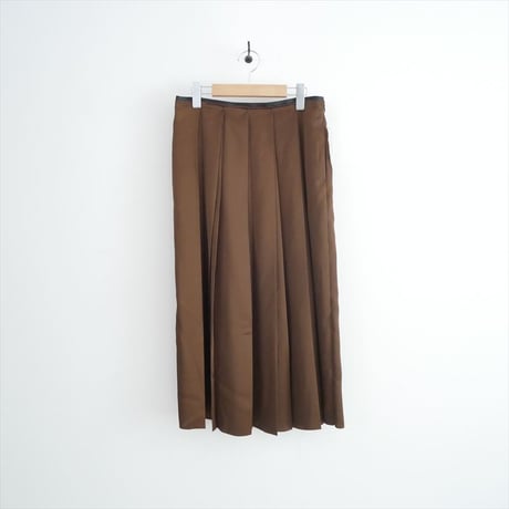 2025AW・人気完売品 VERMEIL par iena サテンプリーツスカート 25060938319040 2605-1070