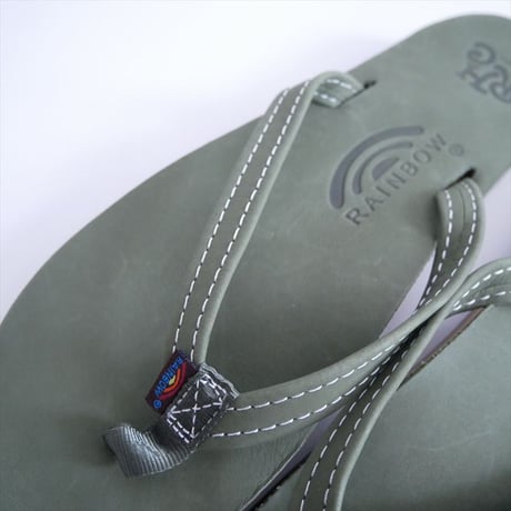 継続販売型・人気完売色 RHC別注 Rainbow Sandals ダブルレイヤー プレミアレザー 1/2 ナロー サンダル 2607-0787