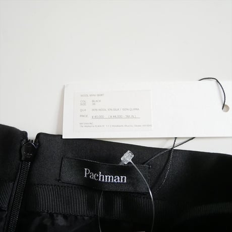 未使用 Pachman WOOL MINI SKIRT 2607-1330