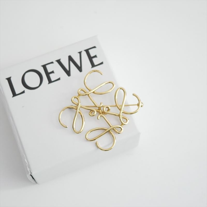 継続販売品 LOEWE アナグラム ブローチ (メタル) 2604-0532 | retore