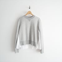 継続販売品 sacai Sponge Sweat x Cotton Poplin Pullover SCW-232 2610-0805