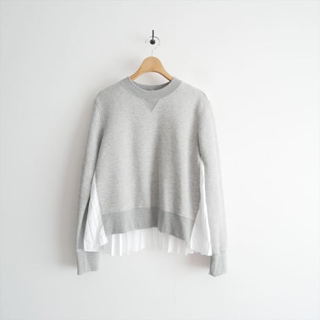 継続販売品 sacai Sponge Sweat x Cotton Poplin Pullover SCW-232 2610-0805