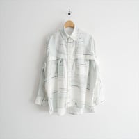 ASEEDONCLOUD Hiraeth map print shirt 222601 2606-2108