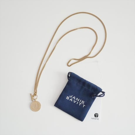 2026・人気完売品 AP STUDIO購入品 JANIS SAVITT long chain coin Necklace 26091587001910 2608-1368
