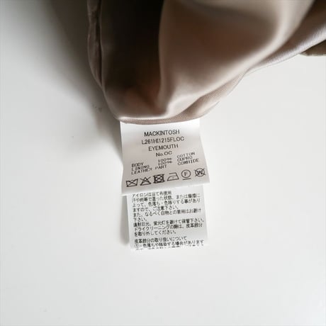 2026 MACKINTOSH EYEMOUTH ダブルブレストショートトレンチコート L261HI1215FLOC 2609-0175