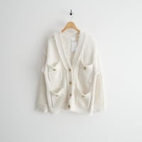 継続販売型・人気完売品 Whim Gazette TWEEDYニットジャケット WGZ1041107A0007 2604-2083
