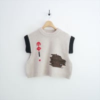 2025AW JOURNAL STANDARD別注 Y.A.Acc Bicolor knit Vest 25080410001840 2604-0482