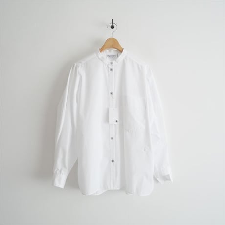 nagonstans / asymmetry-sleeves all-round shirt / 470HS830-0300 / 2506-0567