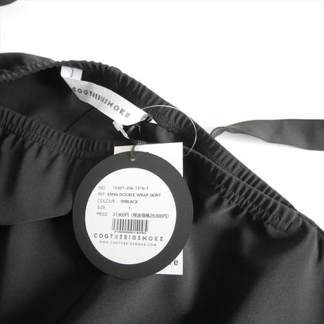2026AW今季 未使用 COGTHEBIGSMOKE MINA DOUBLE WRAP SKIRT 15501-256-1316 2610-0479