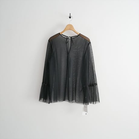 未使用 VERMEIL par iena ドットチュールブラウス 23051938333030 2607-0570