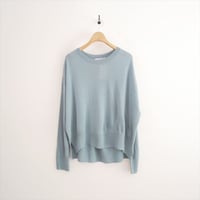 2025AW GALERIE VIE プレーンウール クルーネックプルオーバー 23025402104 2609-0304