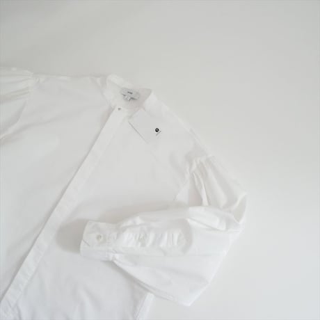 人気完売品 HYKE T/C BALLOON SLEEVE BLOUSE 15228 2608-0066