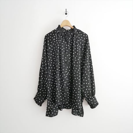 2025AW・人気完売品 journal standard luxe ドットプリーツディテールシャツ 25050440600030 2606-2057