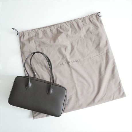2025 martinique別注 MAISON CANAU EWボックスボストン シュリンクレザー バッグ 2607-0848