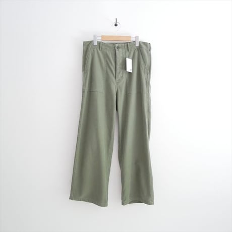 2025AW・人気完売品 FRAMeWORK ミリタリースラブバックサテンベイカーパンツ  25030220304130 2608-0092