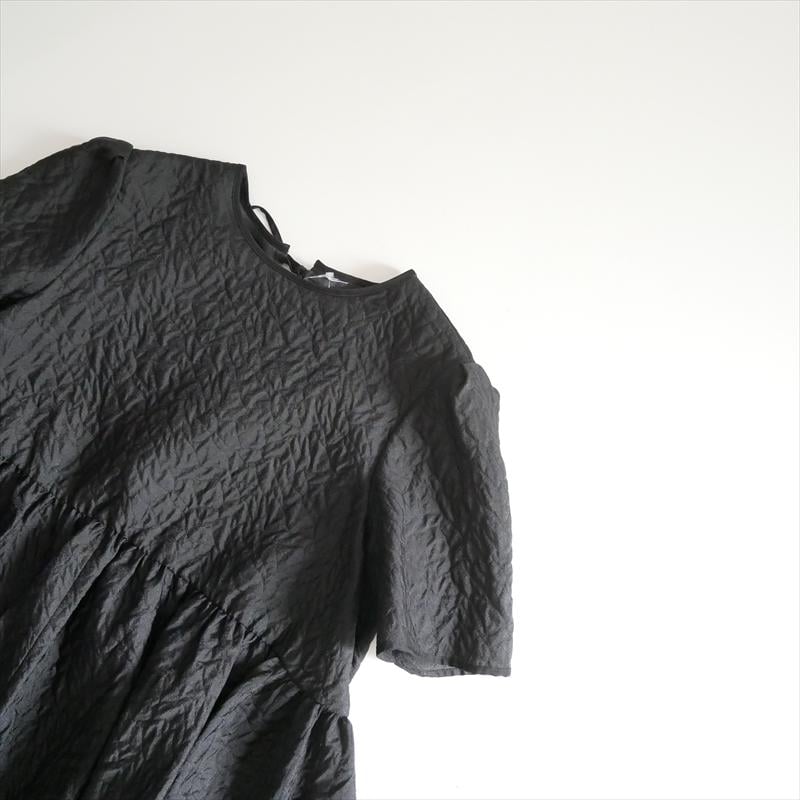 BLUELEA Silky jacquard balloon tops 242092 2608