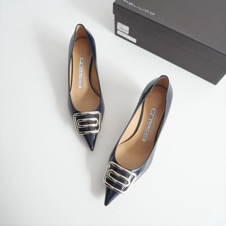 PELLICO / CUORE デュエ アネッリ エナメル パンプス 3.5cm / 0736 / 2502-2013