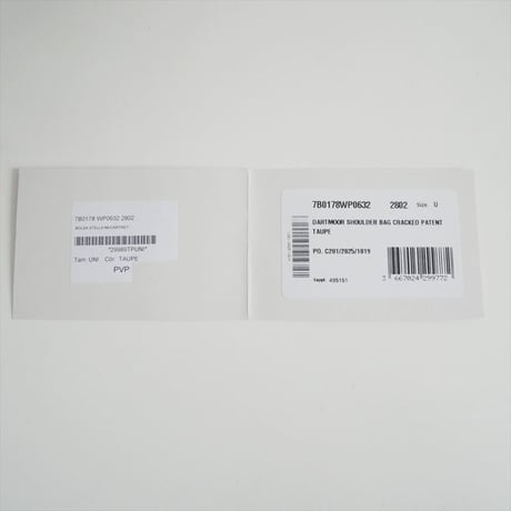 継続販売型 STELLA McCARTNEY Dartmoor ショルダーバッグ 7B0178 WP0632 2609-0070