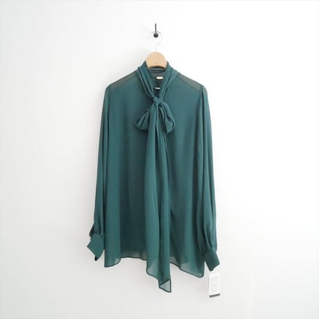 未使用 Lisiere L'Appartement Washable Silk Boutie Blouse 24050560500610 2610-0230