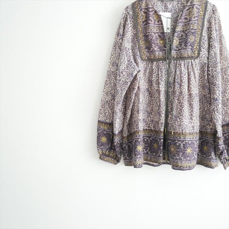 2025SS・人気完売品 L'Appartement Indian Cotton Blouse 25050570003610 2608-0036