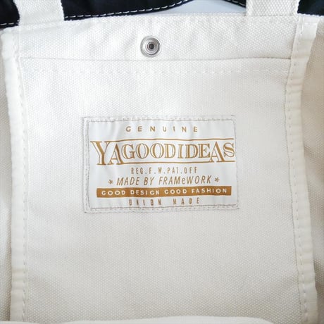 2026AW今季新作 未使用 FRAMeWORK YA GOOD IDEAS STENCIL SHOULDER トート 26092230003230 2608-0795