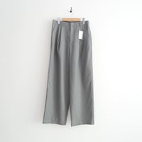 継続販売品 未使用 GALERIE VIE ウォッシャブルトロピカル ツータックストレートパンツ 23046104104 2609-0302