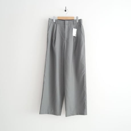 継続販売品 未使用 GALERIE VIE ウォッシャブルトロピカル ツータックストレートパンツ 23046104104 2609-0302