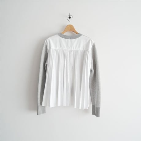 継続販売品 sacai Sponge Sweat x Cotton Poplin Pullover SCW-232 2610-0805