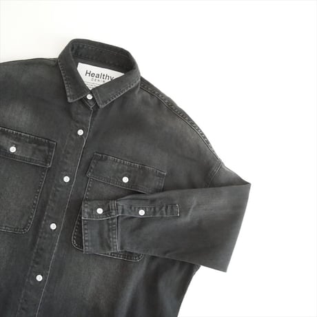 2025AW Healthy DENIM Almond デニムシャツ H69962003 2606-1082