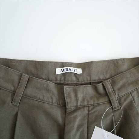 2025AW AURALEE WASHED SATIN CARGO PANTS A25AP02BP 2605-0943