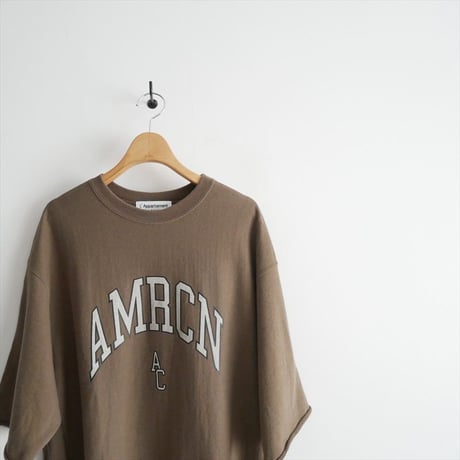 人気完売品 L'Appartement別注 AMERICANA HALF SLEEVE SWEAT 25070570005910 2610-0341