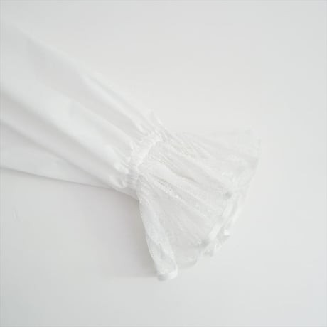 UNITED ARROWS レースプリーツ フリル ブラウス 15211991488 2605-2060