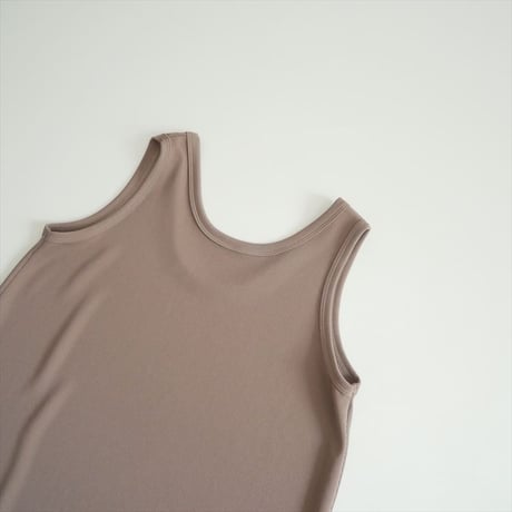 継続販売品 Plage リブタンクワンピース 25040922109020 2607-0865