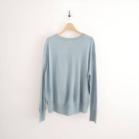 2025AW GALERIE VIE プレーンウール クルーネックプルオーバー 23025402104 2609-0304