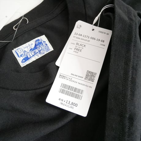 2026SS今季 未使用 BEAMS BOY別注 テーラー東洋 50th 50％ スカ Tシャツ 13-04-1171 2607-1352