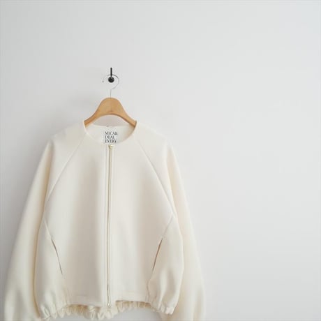 2025 MICA&DEAL ダンボールノーカラーブルゾン 0125106045 2605-1175