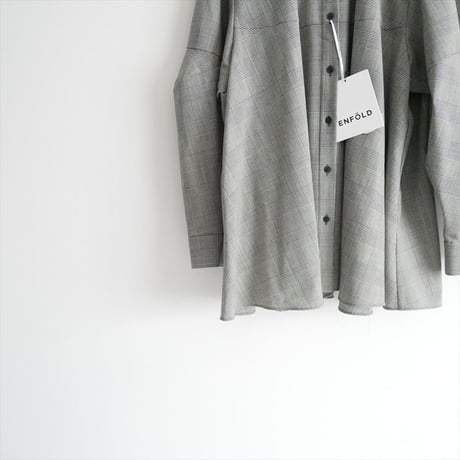 2026AW今季 未使用 ENFOLD STRUCTURED SHIRT 300JA230-2281 2610-0480