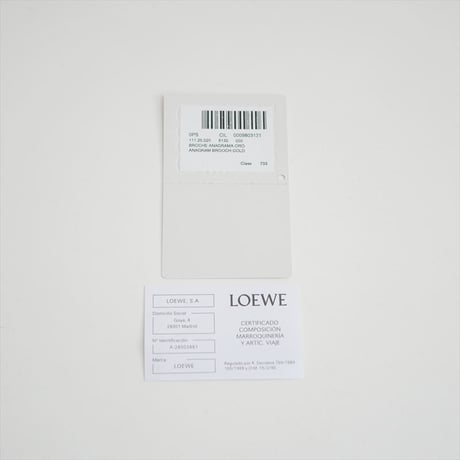 継続販売品 LOEWE アナグラム ブローチ (メタル) 2604-0532