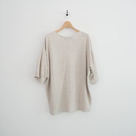 L'Appartement購入品 ORDINARY JOY Linen hemp French Terry Pullover 24070560610010 2608-0977