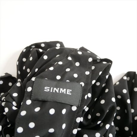 SINME ドットボウタイブラウス S23SS-18 2606-0348