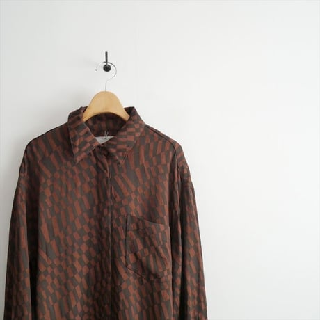 2025AW TODAYFUL Geometric Over Shirts 12520407 2604-0077