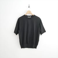 2025SS L'Appartement同型お取扱い SLOANE 18G ポリエステルコットン 半袖クルーネック ニット SL9S-976 2608-0973