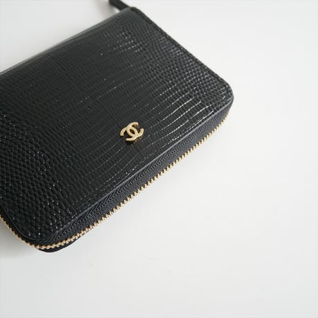 2026 CHANEL リザード エンボス カーフスキン ウォレット 2つ折り AP5389 B25130 94305 2610-0581
