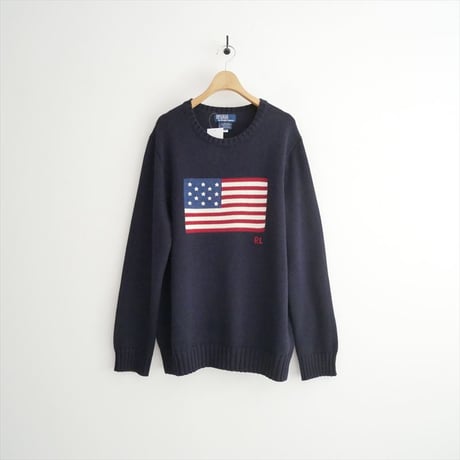 継続販売品 POLO RALPH LAUREN アイコニック フラッグ セーター 2605-0290