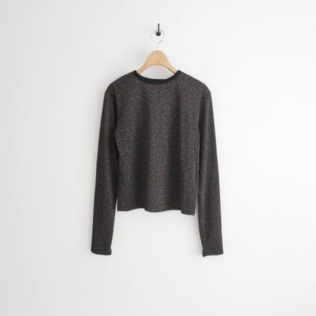 2025 未使用 M TO R / LAME RIB LONG SLEEVE CUTSEWN / MUM25200 2512-0892