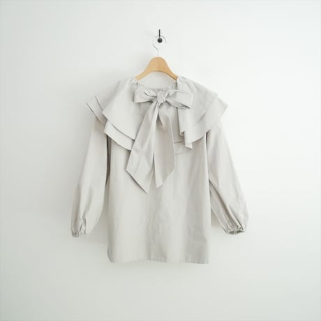 Drawer別注 T-mat Masaki-Paris バックリボンフリルカラーブラウス 2605-1258