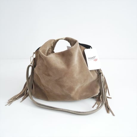 2026AW今季新作 MUSE de Deuxieme Classe別注 AULENTTI SUEDE FRINGE RING バッグ 26092521002030 2608-1100