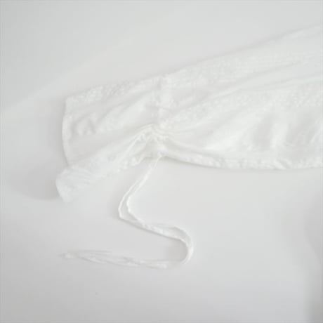 未使用 ichi Organic Cotton Ripple Stripes Over Blouse 221040 2607-0315