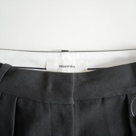 人気完売品 TODAYFUL Bonding Wide Trousers 12420710 2604-0089