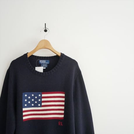 継続販売品 POLO RALPH LAUREN アイコニック フラッグ セーター 2605-0290